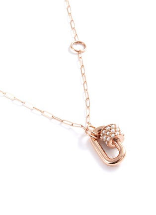 Figure View - Click To Enlarge - MARLA AARON - 3 loop 14k rose gold square link chain