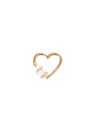 Figure View - Click To Enlarge - MARLA AARON - 'Heart' diamond 14k yellow gold medium lock