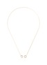 Main View - Click To Enlarge - MARLA AARON - 2 loop 14k yellow gold square link chain