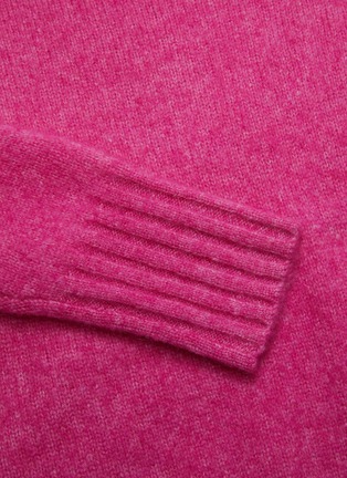  - HELMUT LANG - Recut brushed crewneck wool knit sweater