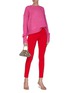 Figure View - Click To Enlarge - HELMUT LANG - Recut brushed crewneck wool knit sweater