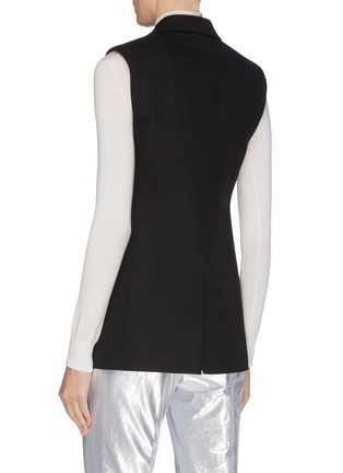 Back View - Click To Enlarge - HELMUT LANG - Tailored sleeveless blazer