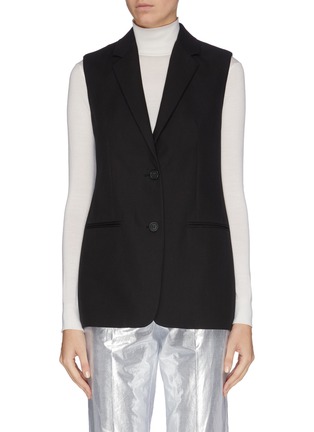 Main View - Click To Enlarge - HELMUT LANG - Tailored sleeveless blazer