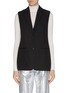 Main View - Click To Enlarge - HELMUT LANG - Tailored sleeveless blazer