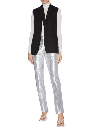 Figure View - Click To Enlarge - HELMUT LANG - Tailored sleeveless blazer