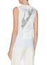 Back View - Click To Enlarge - HELMUT LANG - Colourblock graphic print sleeveless T-shirt