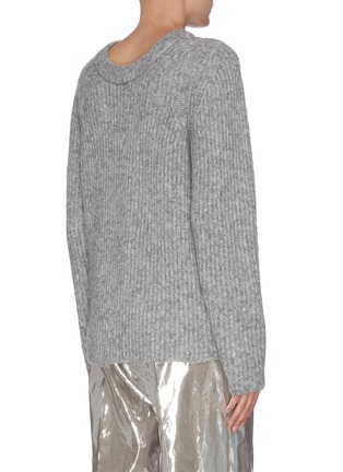 Back View - Click To Enlarge - HELMUT LANG - 'Ghost' marl knit sweater