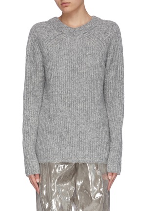 Main View - Click To Enlarge - HELMUT LANG - 'Ghost' marl knit sweater