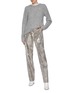 Figure View - Click To Enlarge - HELMUT LANG - 'Ghost' marl knit sweater