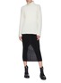 Figure View - Click To Enlarge - HELMUT LANG - 'Ghost' rib knit high neck sweater