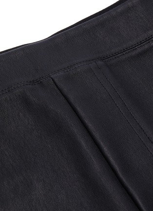 Detail View - Click To Enlarge - HELMUT LANG - Leather mini skirt