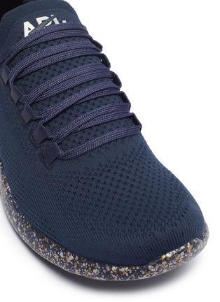 Detail View - Click To Enlarge - ATHLETIC PROPULSION LABS - 'Techloom Breeze' glitter sole knit sneakers