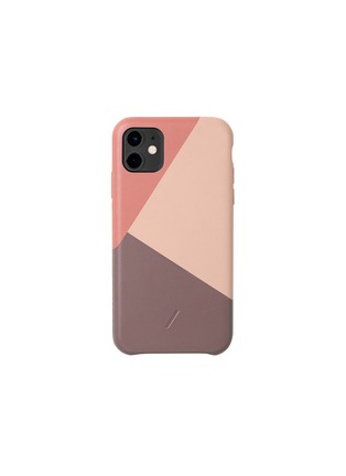 Main View - Click To Enlarge - NATIVE UNION - Clic Marquetry iPhone 11 case – Rose
