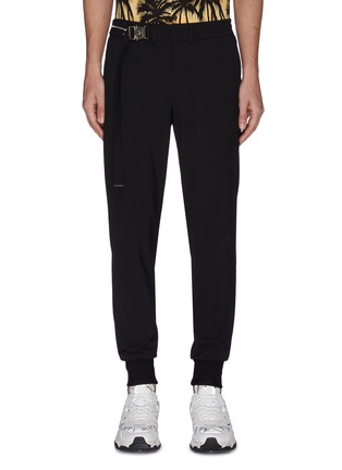 Main View - Click To Enlarge - WOOYOUNGMI - Side buckle band jogging pants