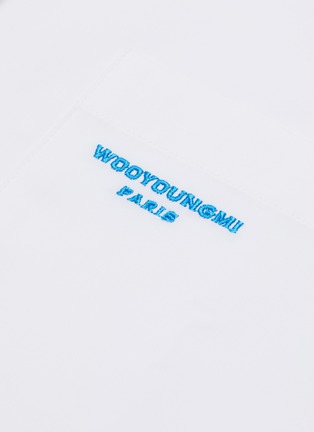  - WOOYOUNGMI - Logo embroidered shirt