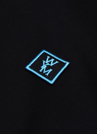  - WOOYOUNGMI - Square logo patch T-shirt