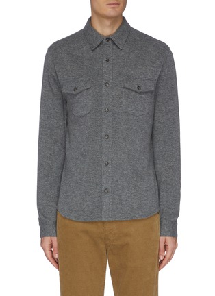 Main View - Click To Enlarge - VINCE - Buttoned knit shirt
