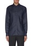 Main View - Click To Enlarge - VINCE - Chest pocket jacquard shirt