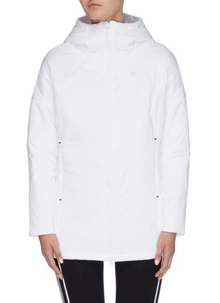 Main View - Click To Enlarge - CALVIN KLEIN PERFORMANCE - Logo print padded down jacket