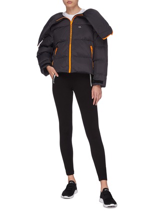 Figure View - Click To Enlarge - CALVIN KLEIN PERFORMANCE - 'Space gear' contrast panel padded jacket