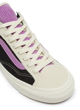 Detail View - Click To Enlarge - VANS - 'OG Style 36 LX' colourblock corduroy tongue sneakers