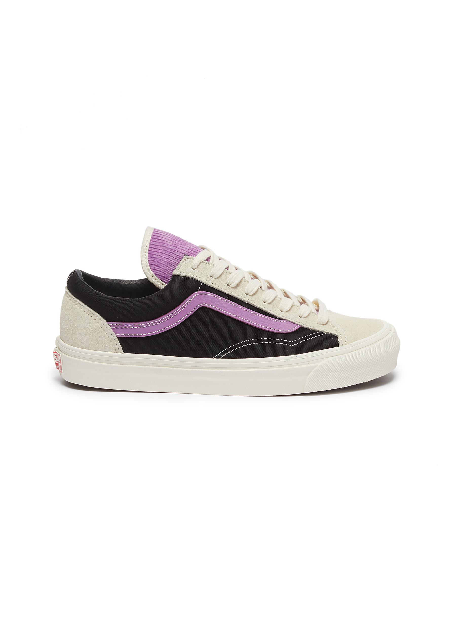 vans with leather tongue