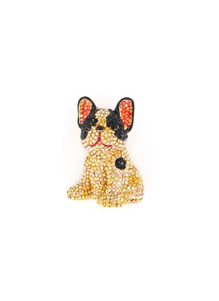 Main View - Click To Enlarge - BUTLER & WILSON - 'Bulldog' embellished brooch