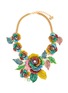 Main View - Click To Enlarge - BUTLER & WILSON - Roses and leaves motif embellished necklace