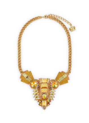 Main View - Click To Enlarge - BUTLER & WILSON - 'Art Deco' embellished pendant necklace