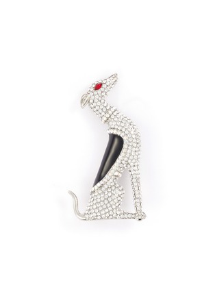 Main View - Click To Enlarge - BUTLER & WILSON - 'Hound' embellished brooch