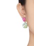 Figure View - Click To Enlarge - BUTLER & WILSON - Two-toned embellished drop earrings