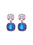 Main View - Click To Enlarge - BUTLER & WILSON - Two-toned embellished drop earrings