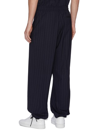 Back View - Click To Enlarge - 3.1 PHILLIP LIM - Cuffed pinstripe cargo pants