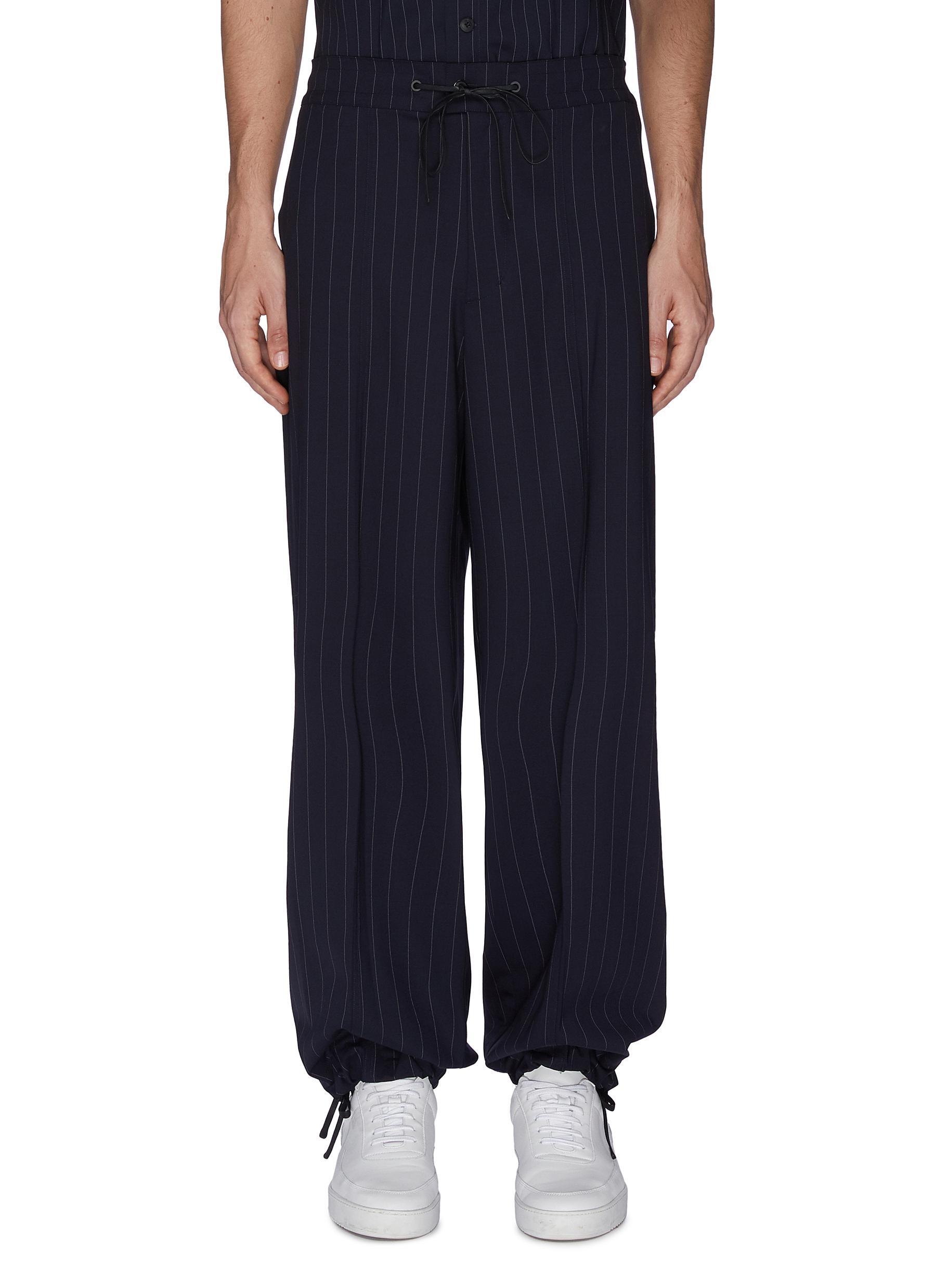 pinstripe cargo pants