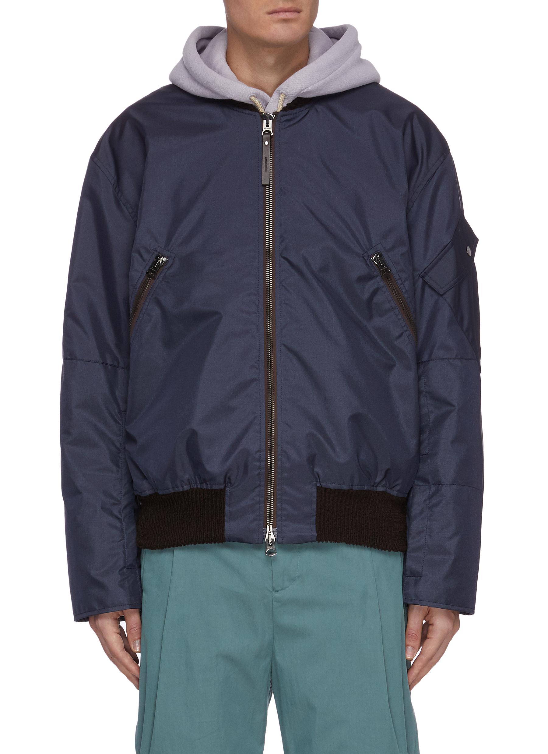 acne studios nylon bomber jacket