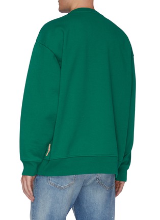 Back View - Click To Enlarge - ACNE STUDIOS - Crewneck cotton blend sweatshirt