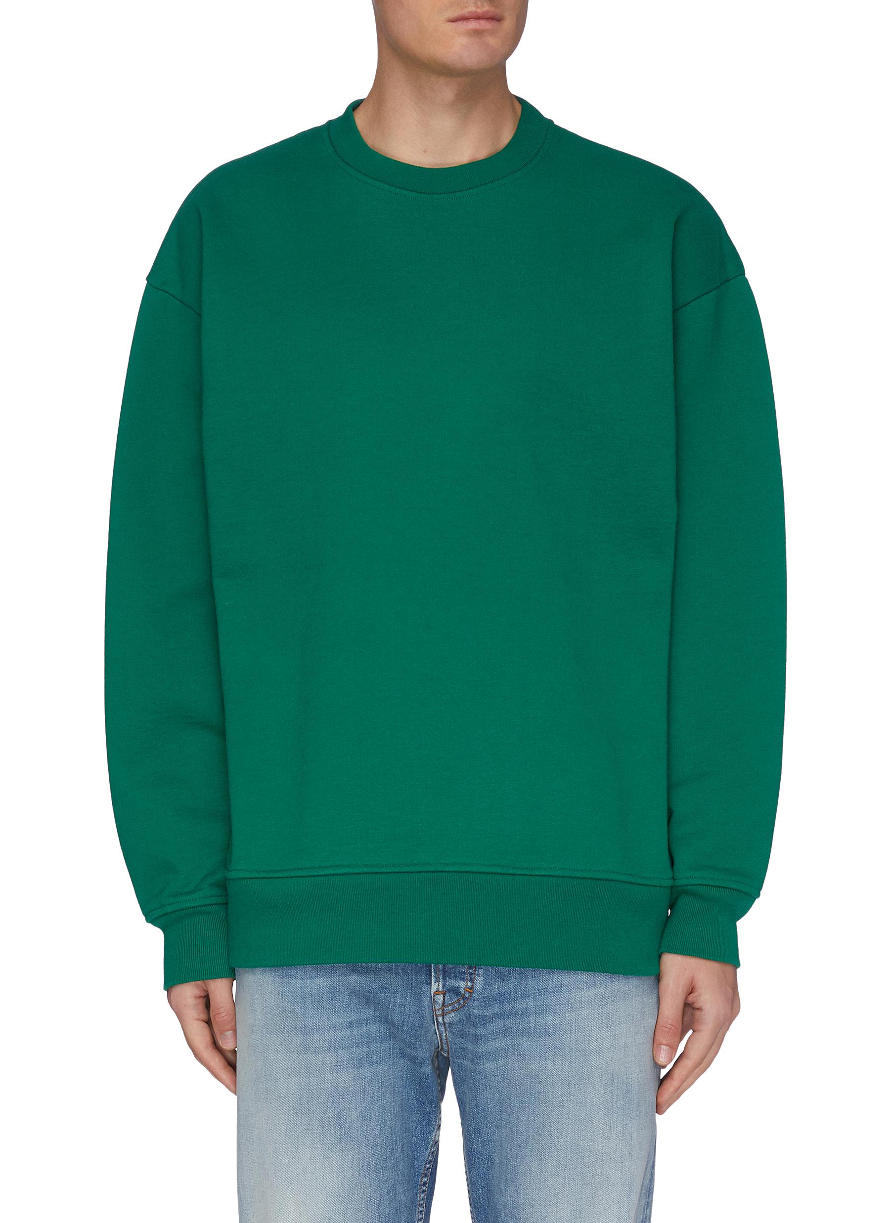 acne studios green sweatshirt