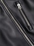  - ACNE STUDIOS - Asymmetric belt leather jacket