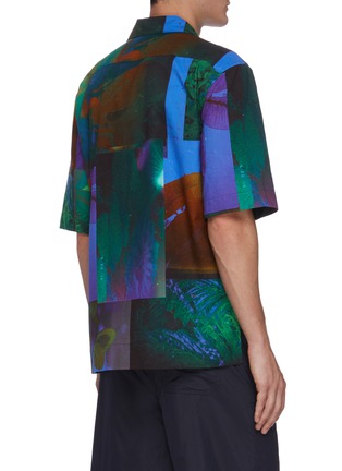 Back View - Click To Enlarge - ACNE STUDIOS - Abstract Botanical print shirt