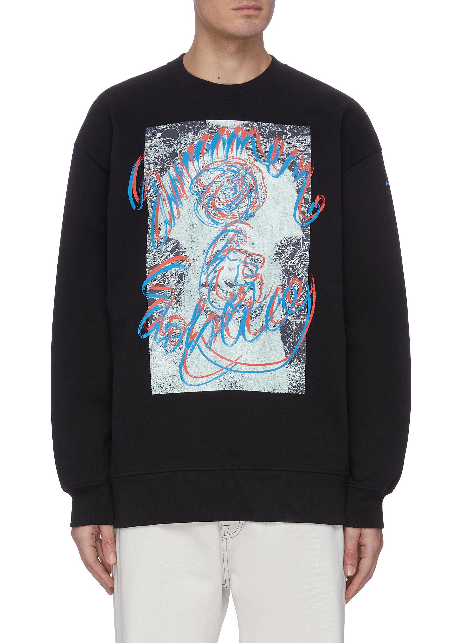 graphic print sweatshirt