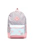 Main View - Click To Enlarge - HERSCHEL SUPPLY CO. - 'Heritage' polka dot print colourblock kids backpack