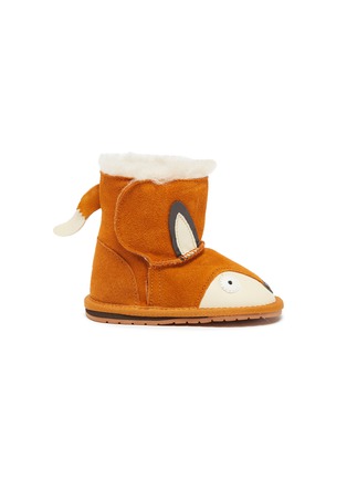Main View - Click To Enlarge - EMU AUSTRALIA - 'Little Creatures Fox' toddler suede boots