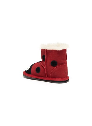 Detail View - Click To Enlarge - EMU AUSTRALIA - 'Little Creatures Ladybird' toddler suede boots