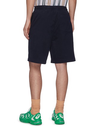Back View - Click To Enlarge - ACNE STUDIOS - Garment dyed half waistband shorts