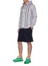 Figure View - Click To Enlarge - ACNE STUDIOS - Garment dyed half waistband shorts
