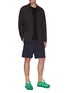 Figure View - Click To Enlarge - ACNE STUDIOS - Cinched nylon blazer