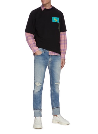 Figure View - Click To Enlarge - ACNE STUDIOS - Jellyfish print patch T-shirt