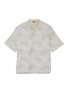 Main View - Click To Enlarge - BARENA - 'Mola Palma' palm leaf print collar shirt