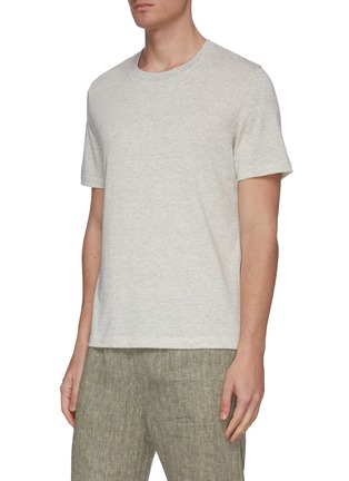 Front View - Click To Enlarge - DE BONNE FACTURE - 'Essential' organic cotton T-shirt