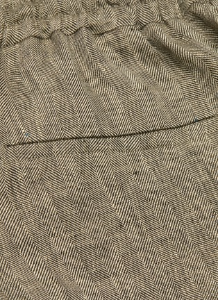  - DE BONNE FACTURE - 'Easy' Herringbone print pants